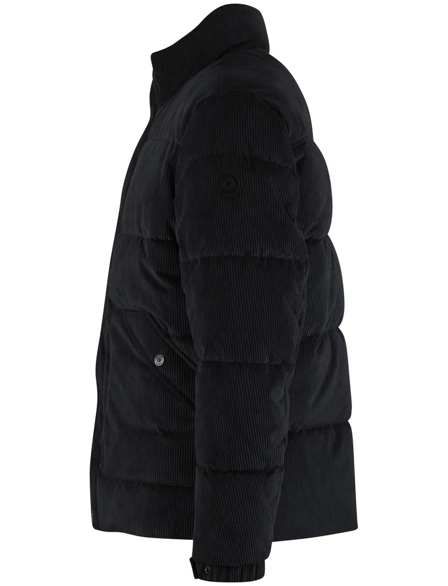 Reset winterjas obsidian Mattson met afneembare capuchon effen