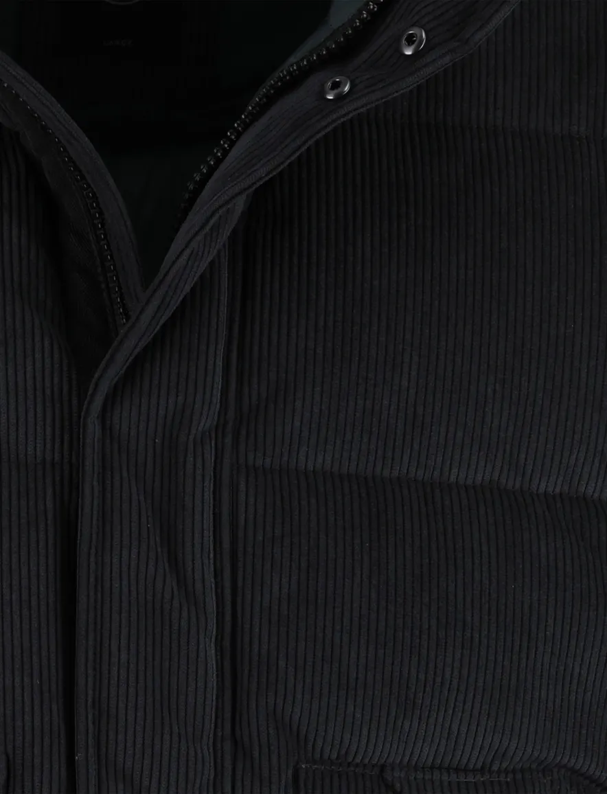 Reset winterjas obsidian Mattson met afneembare capuchon effen