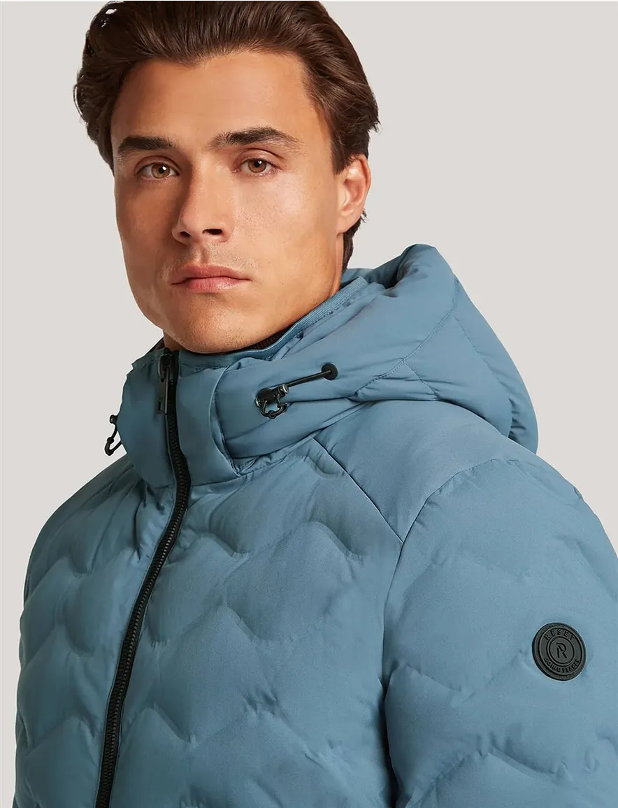 Reset Montana gewatteerde winterjas blauw