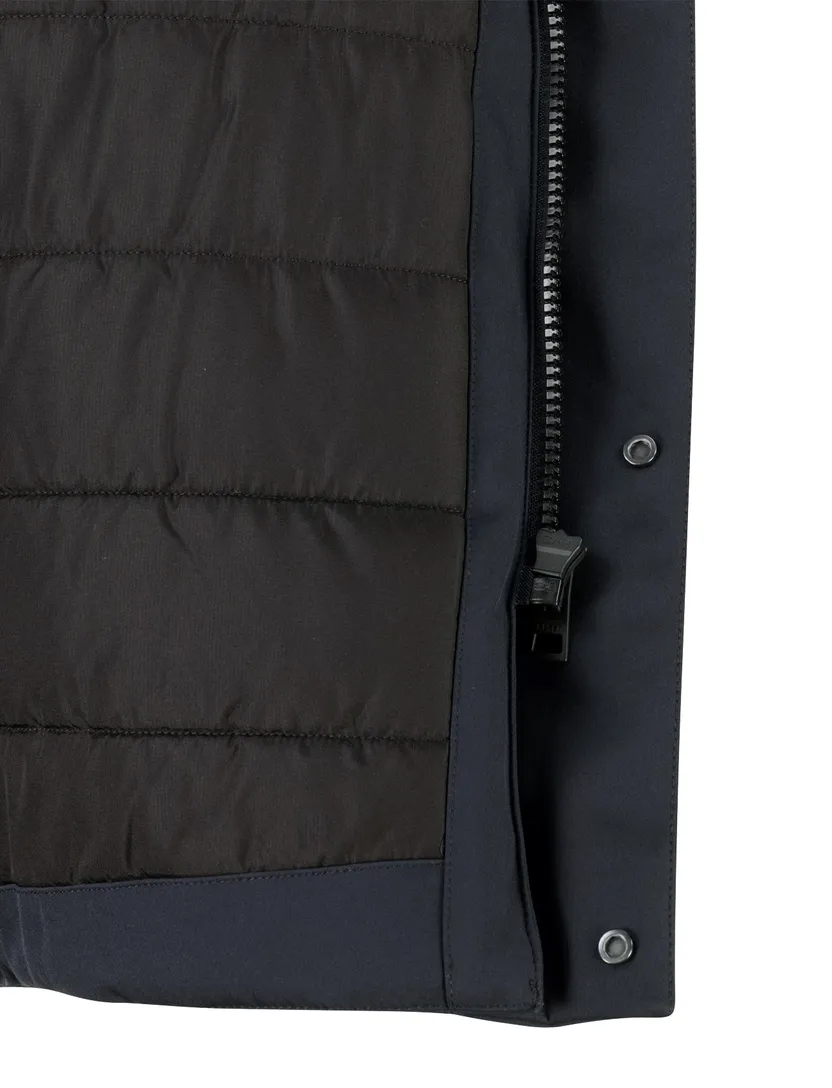 Winterjas Reset Charleston donkerblauw waterafstotend