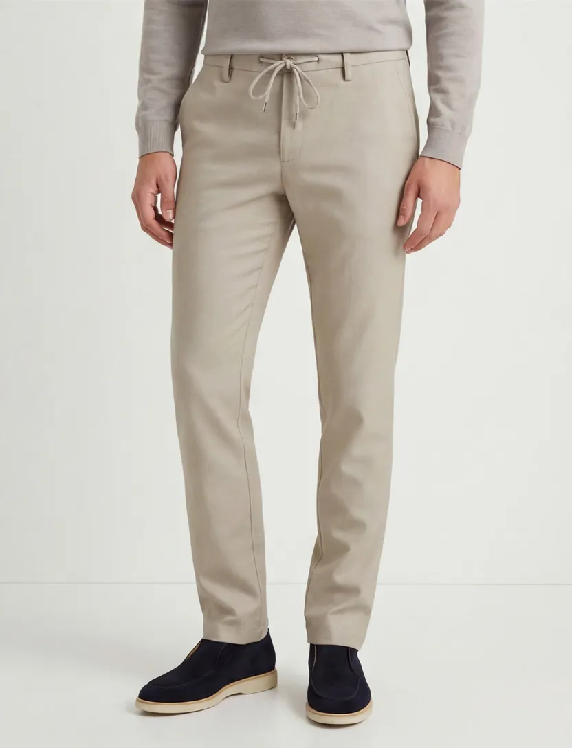 Beige broek Alberto