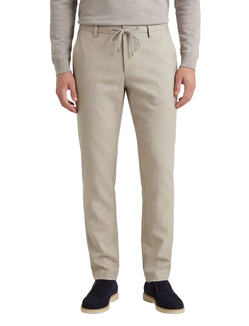 Beige broek Alberto