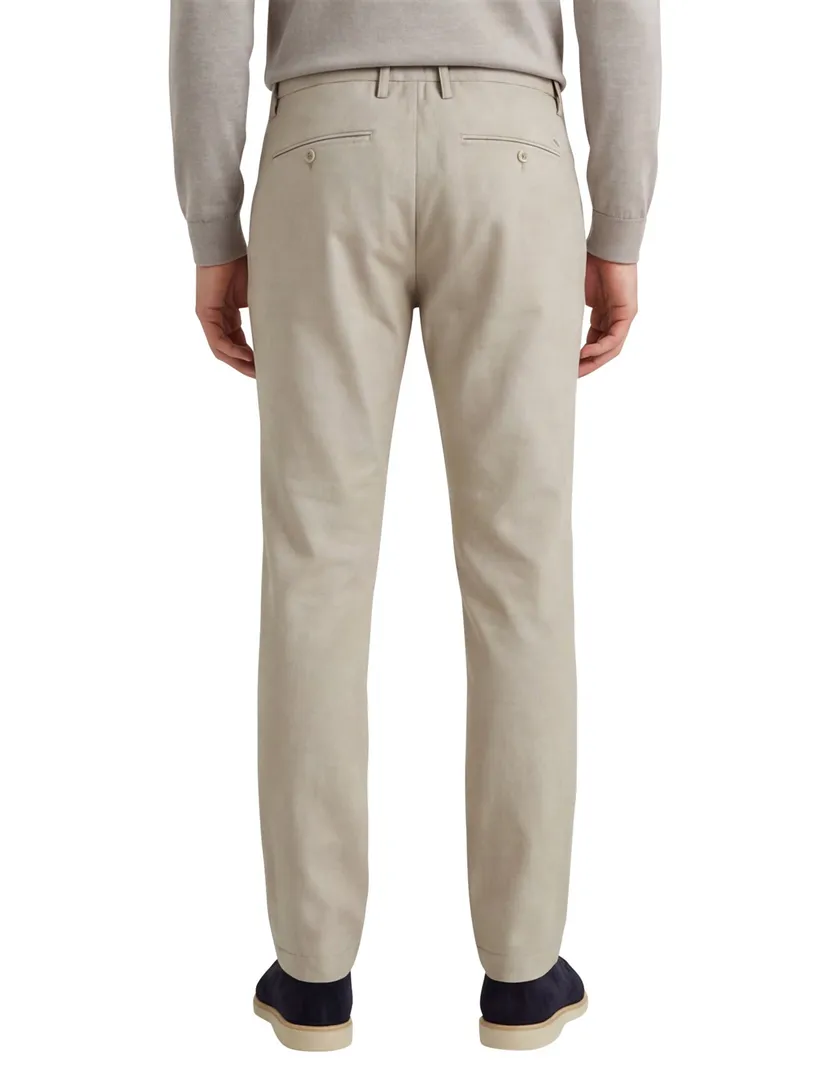 Beige broek Alberto