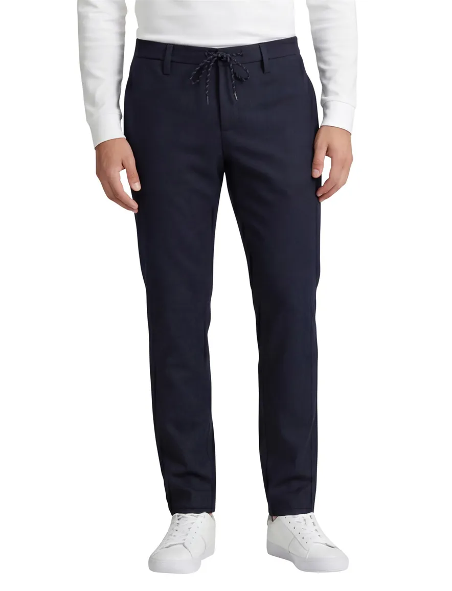 Alberto Jump slim fit pantalon donkerblauw