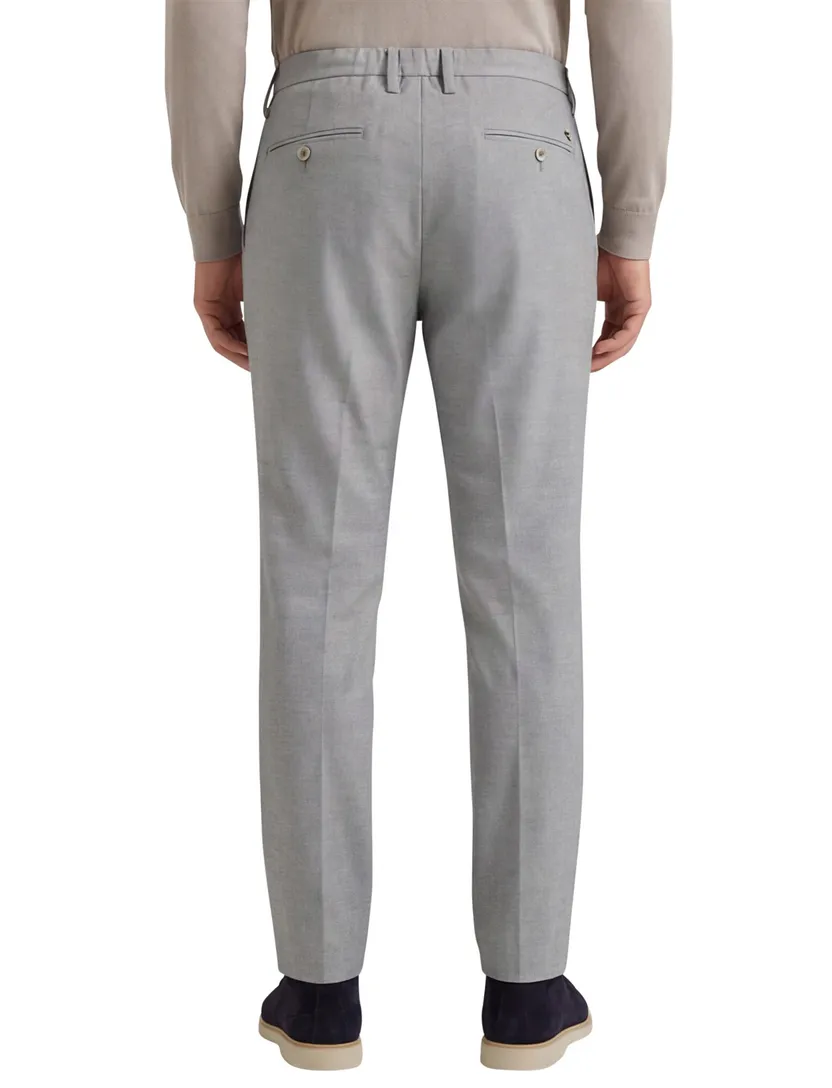 Broek Alberto grijs