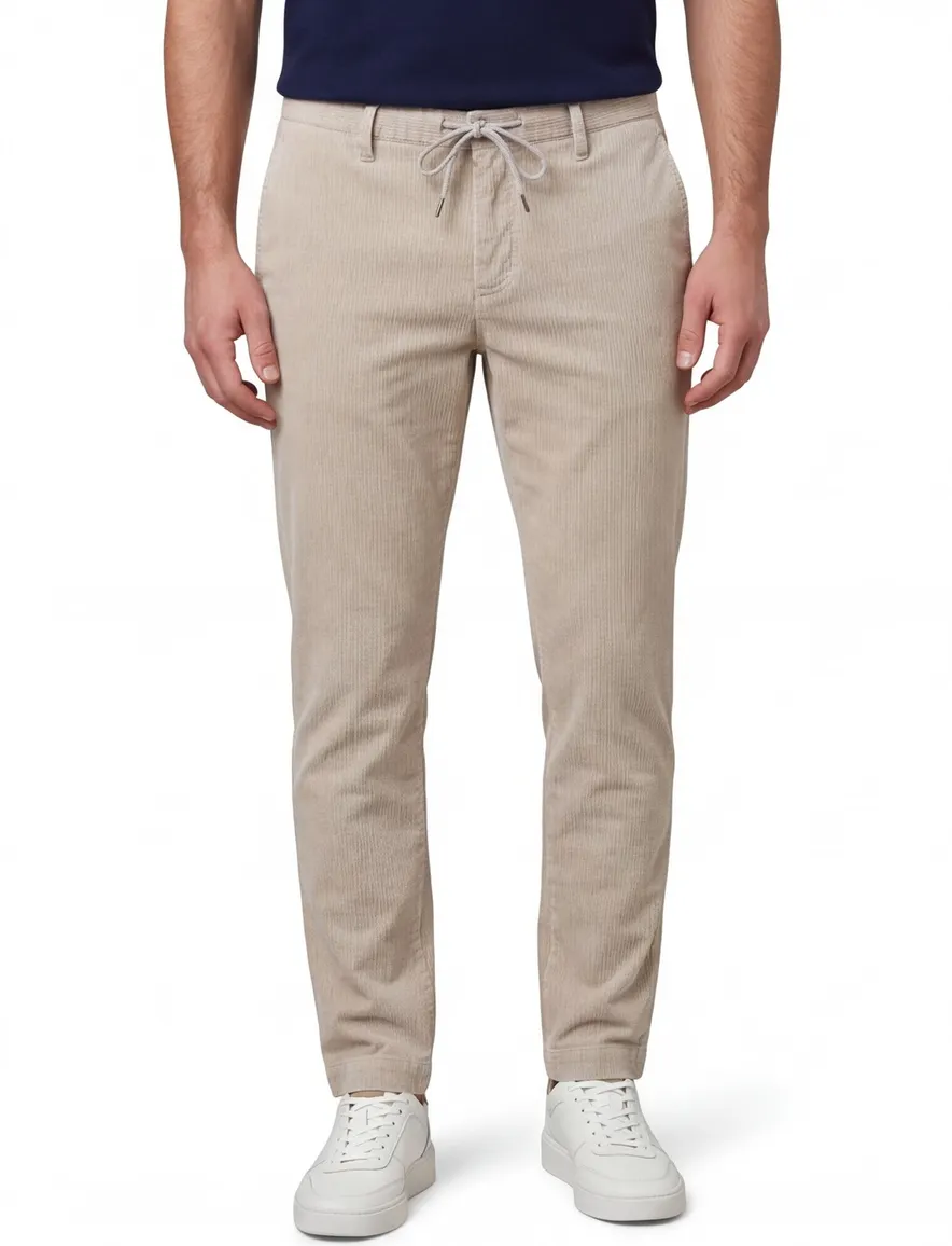 Pantalon chino beige Alberto Jump