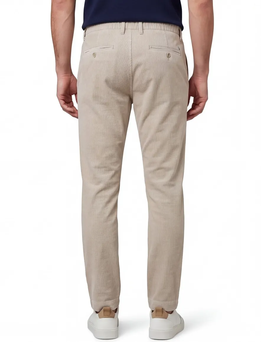 Pantalon chino beige Alberto Jump