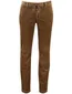Alberto broek effen bruin structuur slim fit katoen