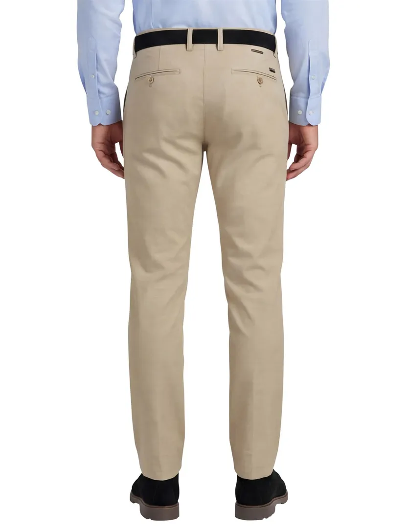 Pantalon chino Alberto Rob beige slim fit