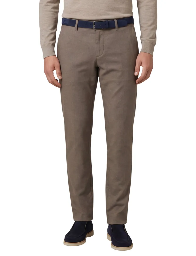 Alberto pantalon chino bruin