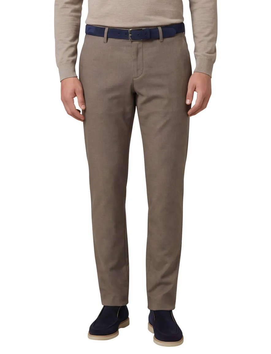 Alberto pantalon chino bruin