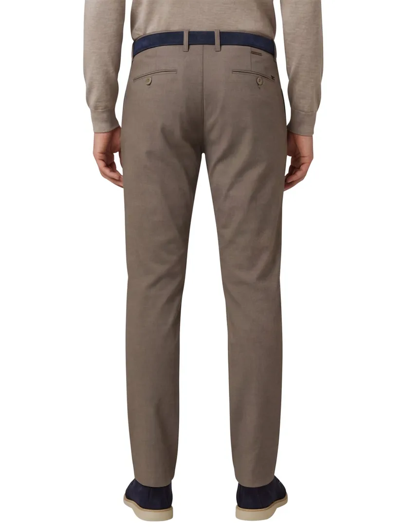 Alberto pantalon chino bruin