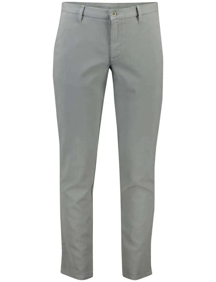 Alberto Rob katoenen chino grijs stretch
