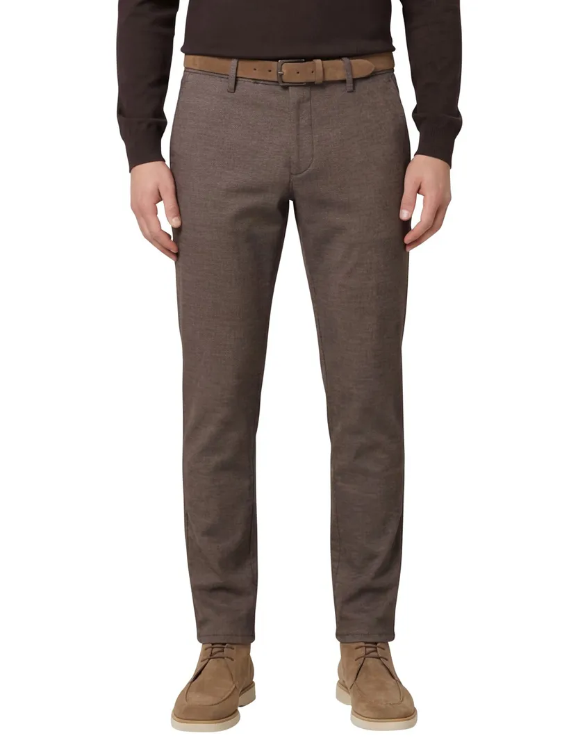 Bruin broek Alberto