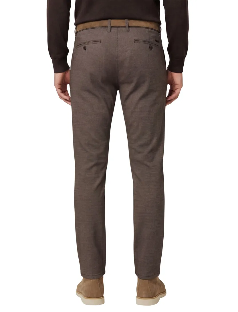 Bruin broek Alberto