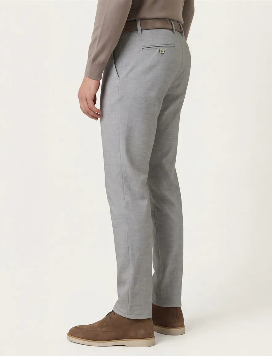 Broek grijs Alberto