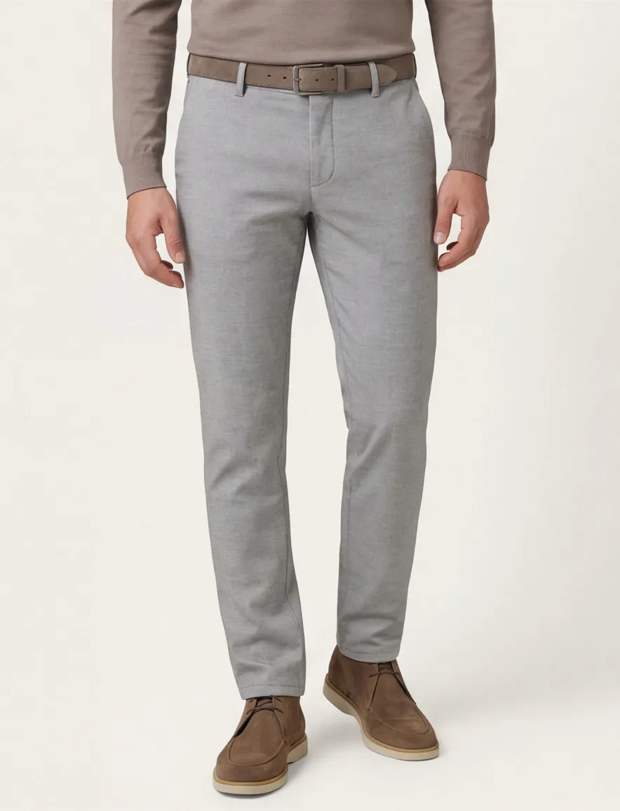 Broek grijs Alberto