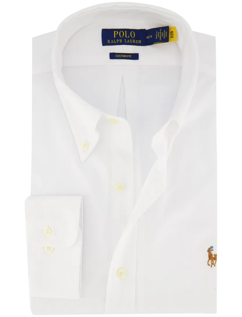 Polo Ralph Lauren custom fit overhemd wit