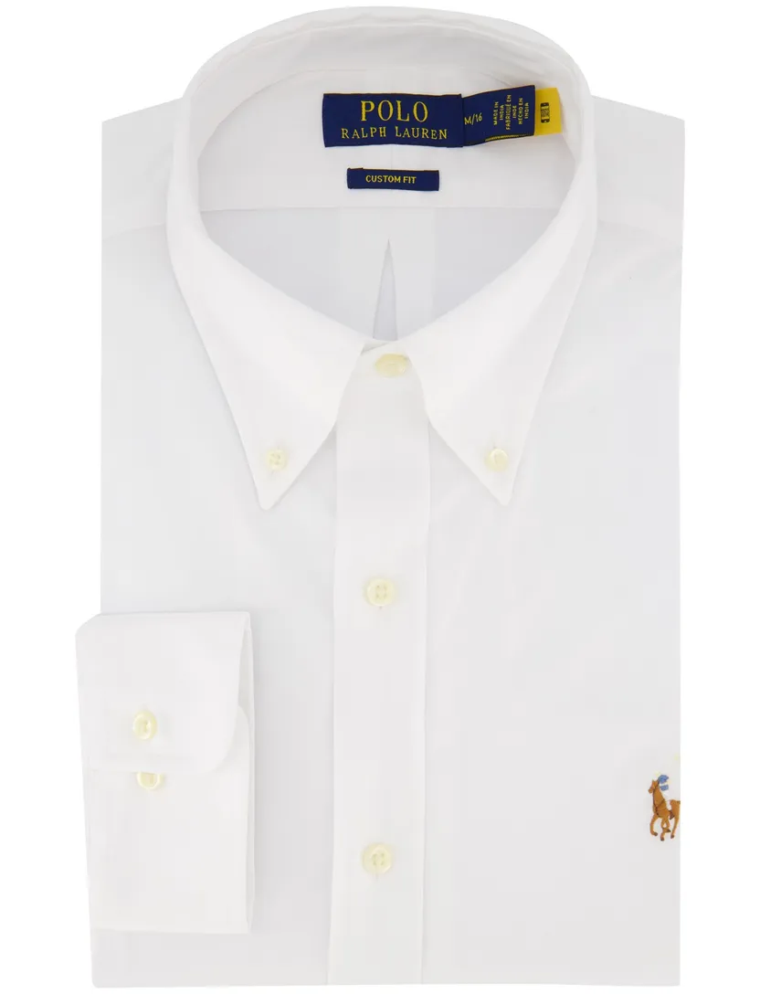 Polo Ralph Lauren custom fit overhemd wit