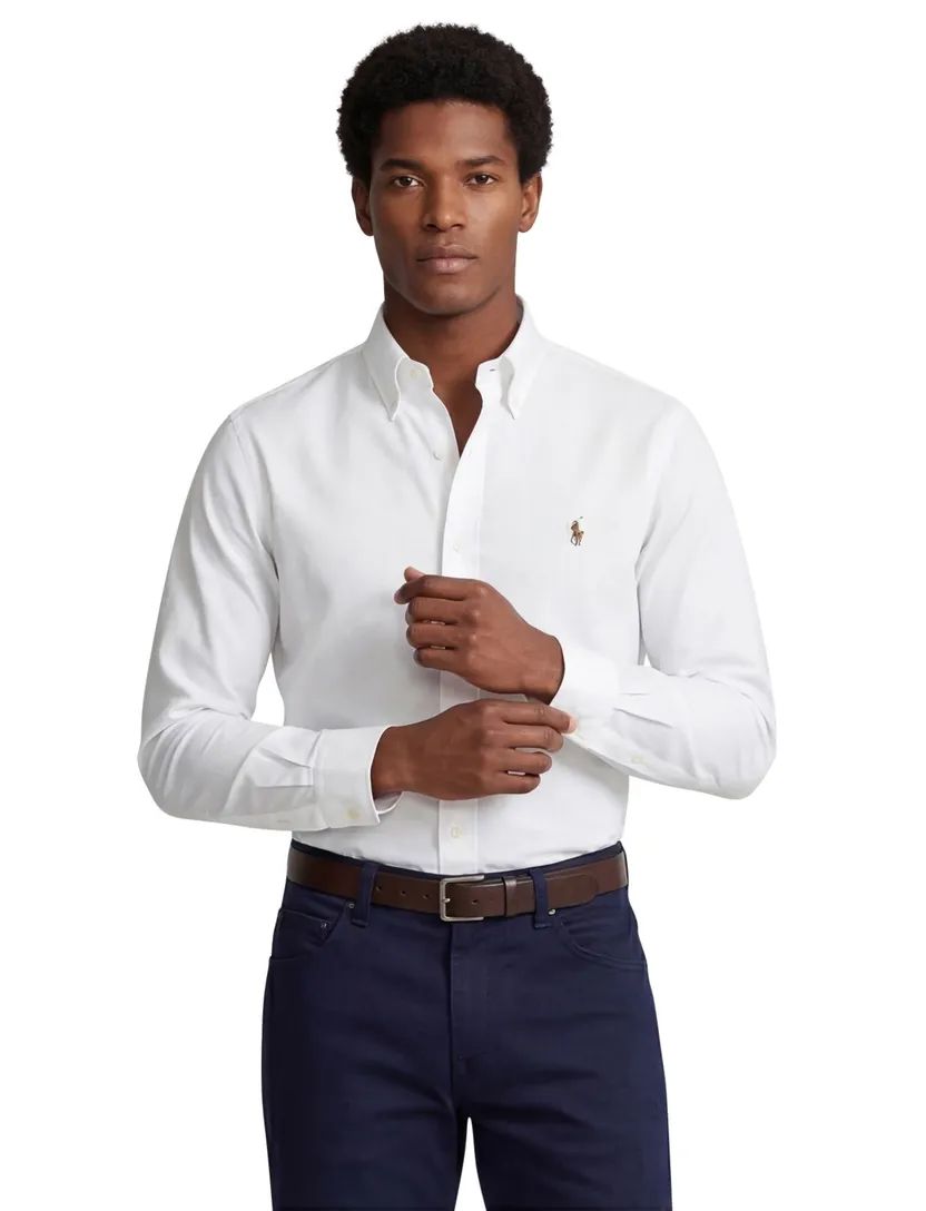 Polo Ralph Lauren custom fit overhemd wit