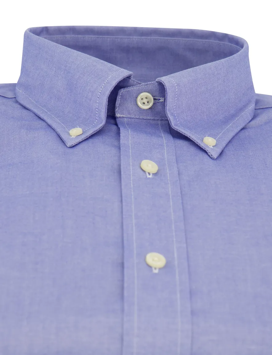 Polo Ralph Lauren Custom Fit business overhemd blauw button down boord