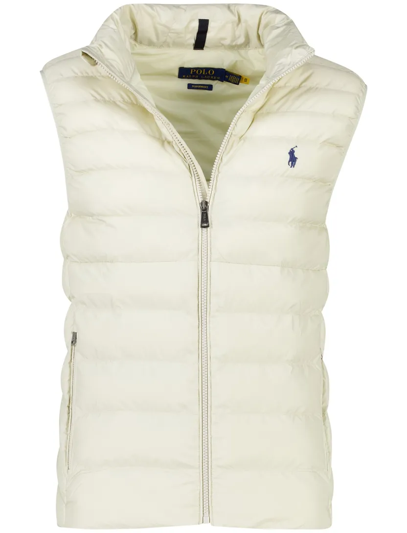 Polo Ralph Lauren bodywarmer Classic Fit creme waterafstotend
