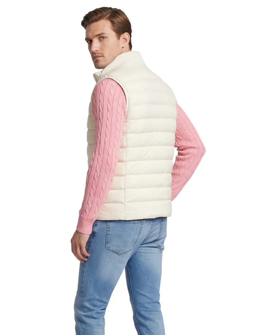 Polo Ralph Lauren bodywarmer Classic Fit creme waterafstotend