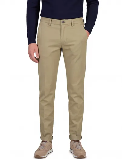 Mason's Mason's torino style chino khaki katoen