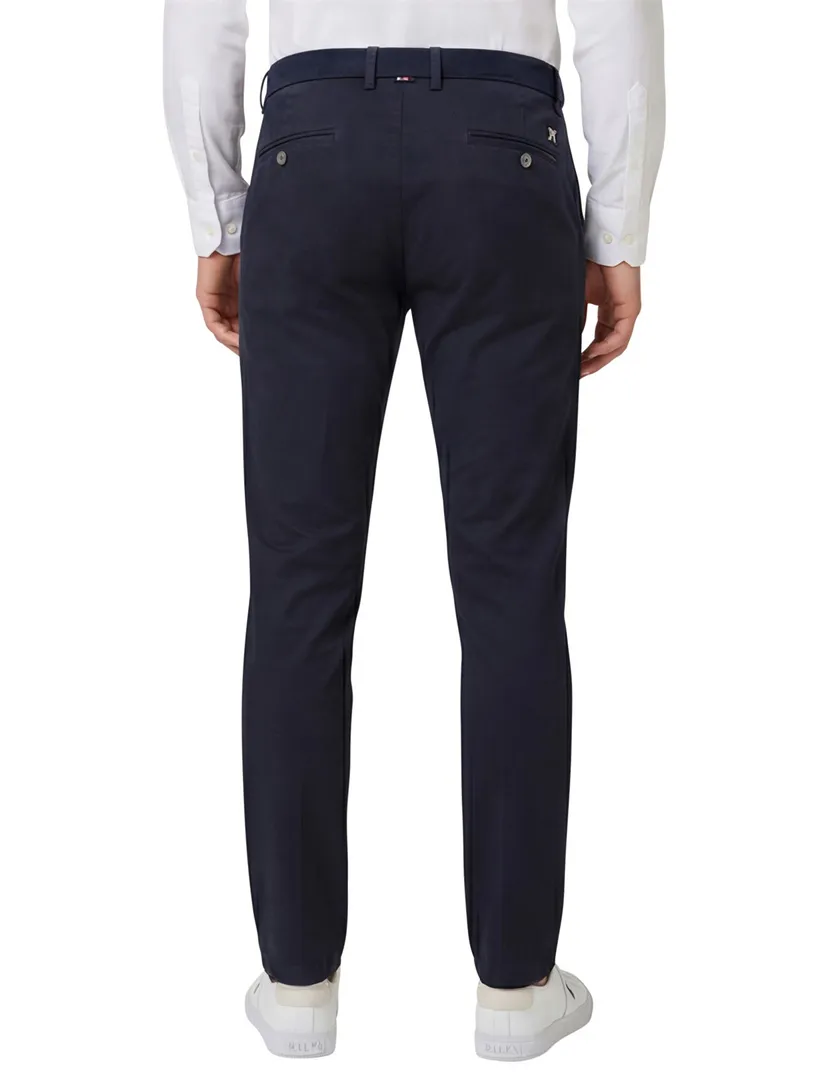 Pantalon chino Mason's grijs Torino effen