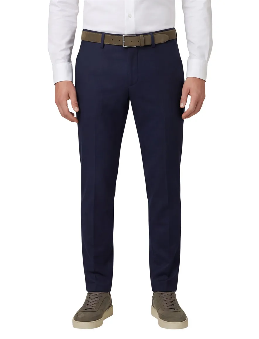 Mason's torino jog chino donkerblauw wol