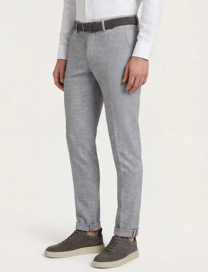 Mason's chino gemêleerd grijs