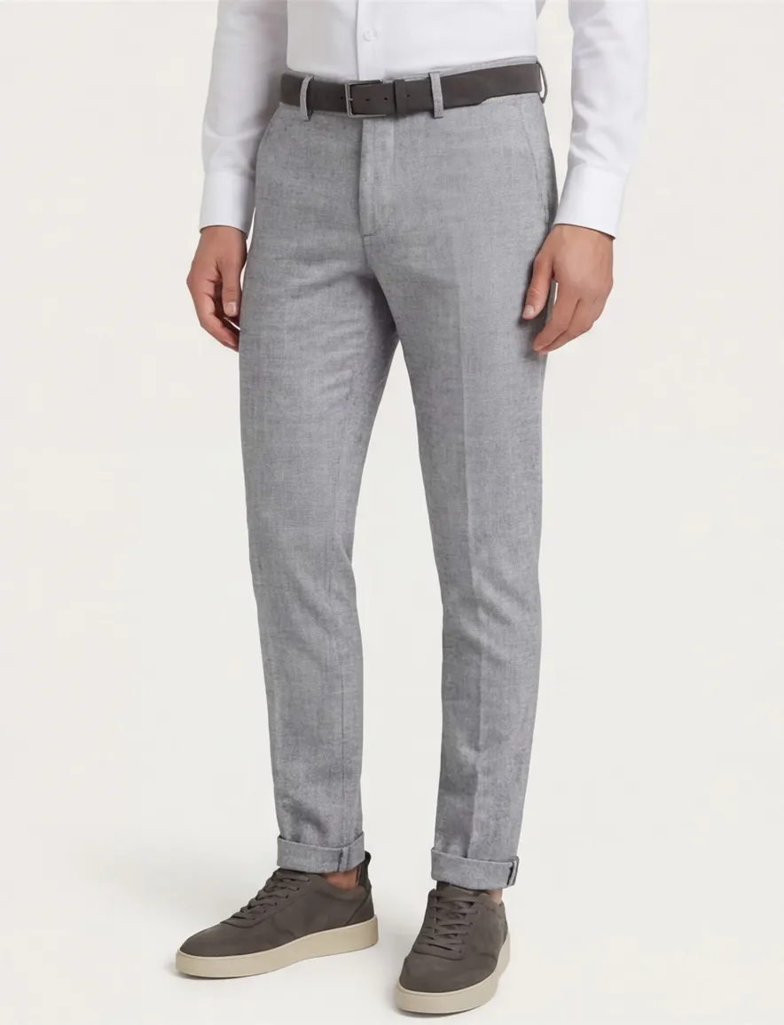 Mason's chino gemêleerd grijs