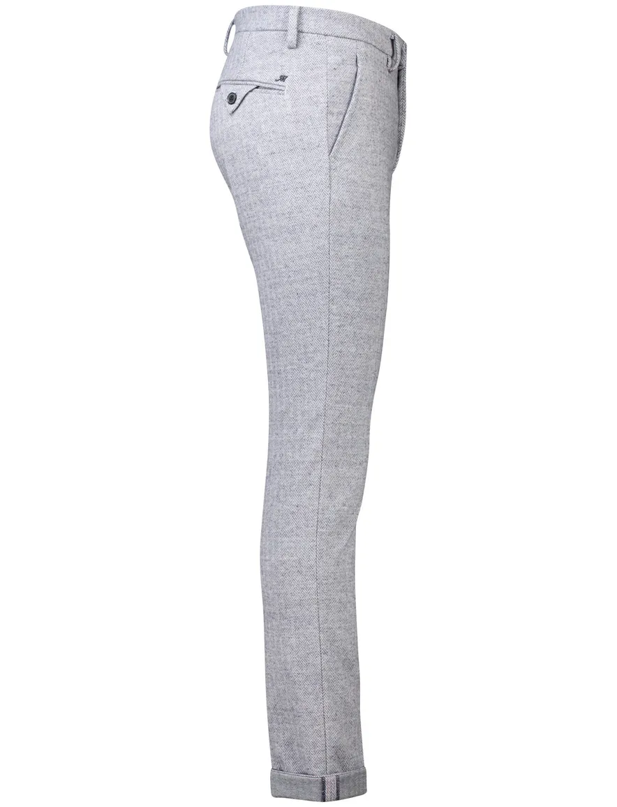 Mason's chino gemêleerd grijs