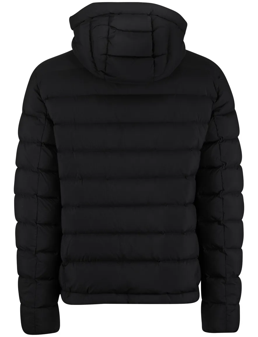 Peutery winterjas zwart effen puffer normale fit