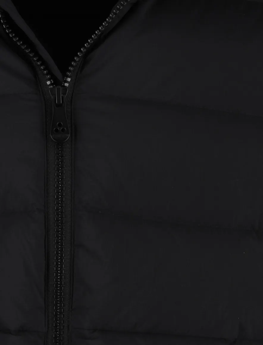 Peutery winterjas zwart effen puffer normale fit