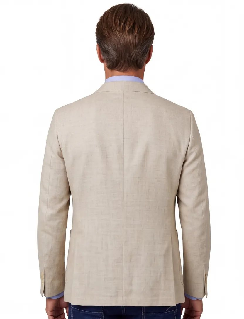 colbert Carl Gross Fabian effen beige normale fit