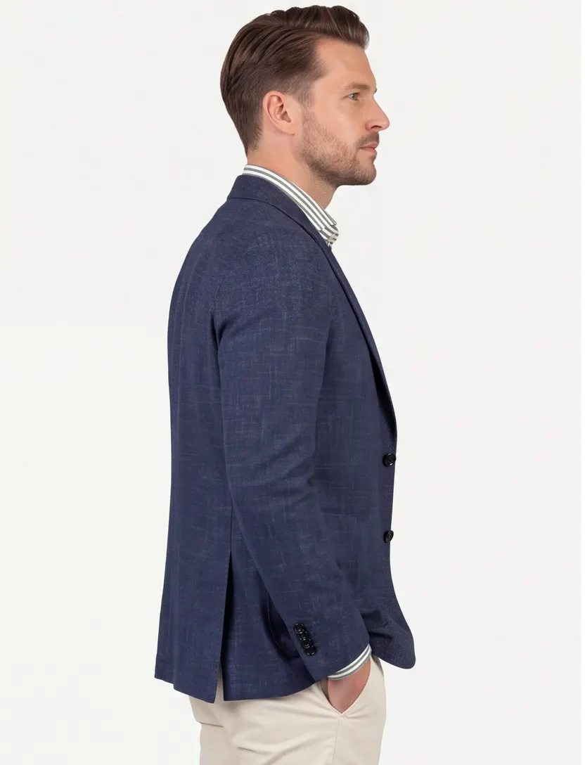 colbert Carl Gross Fabian gemeleerd blauw