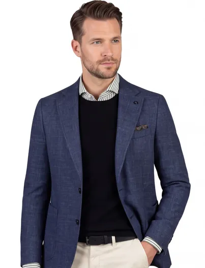 Carl Gross colbert Carl Gross Fabian gemeleerd blauw
