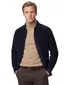 Overshirt Carl Gross donkerblauw effen normale fit