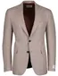 Carl Gross colbert beige geruit normale fit
