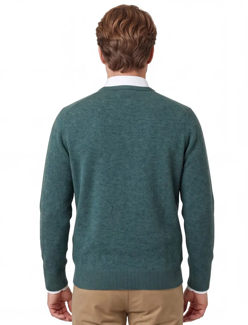 William Lockie trui Turquoise