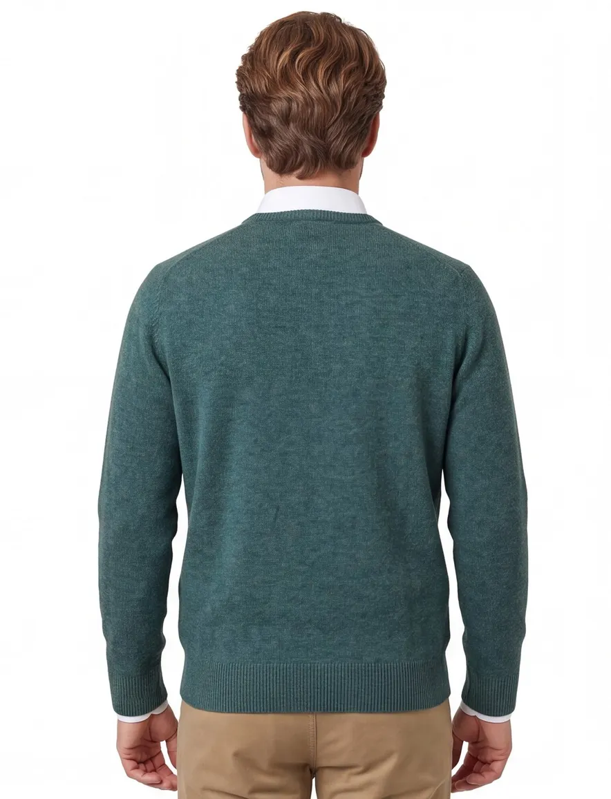 William Lockie trui Turquoise