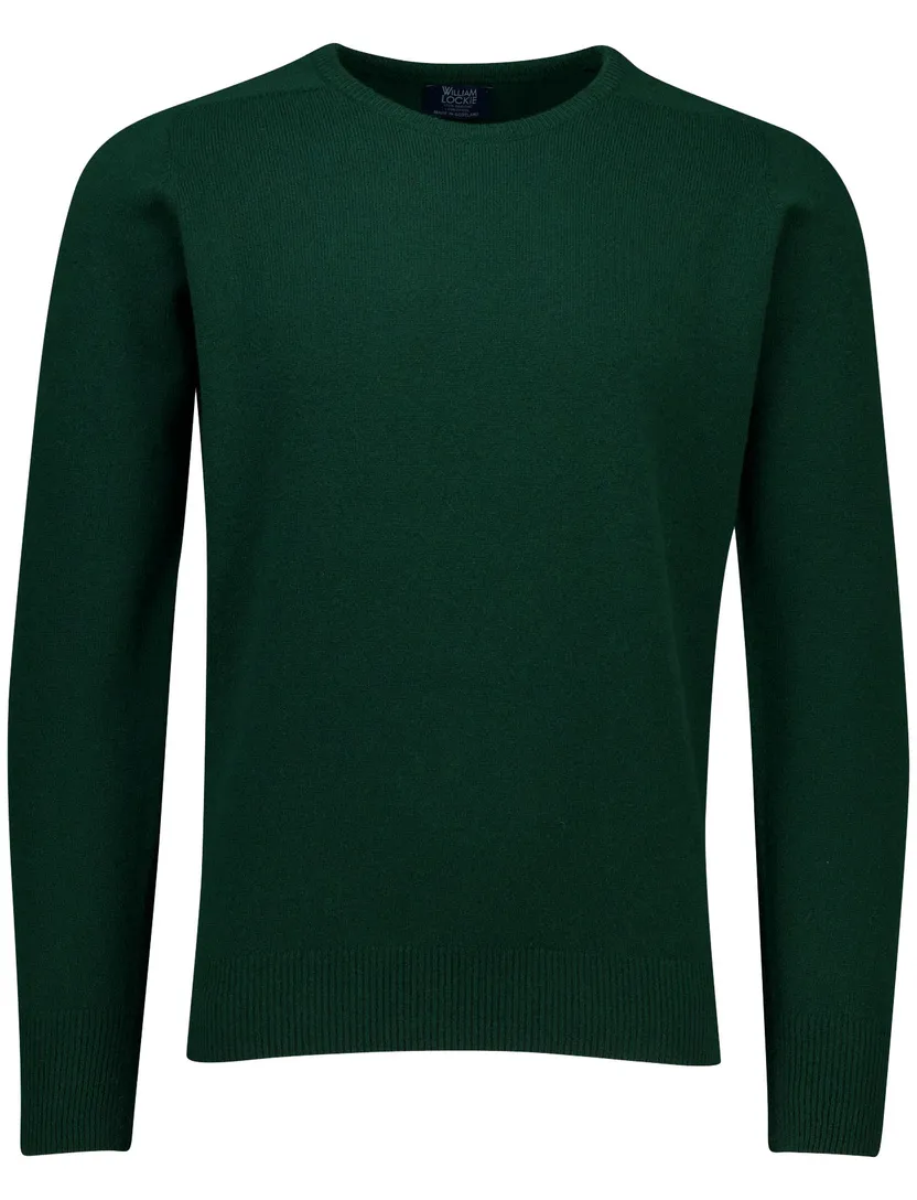 William Lockie trui wol groen