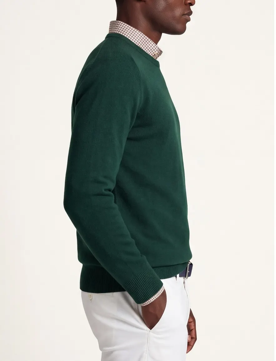 William Lockie trui wol groen