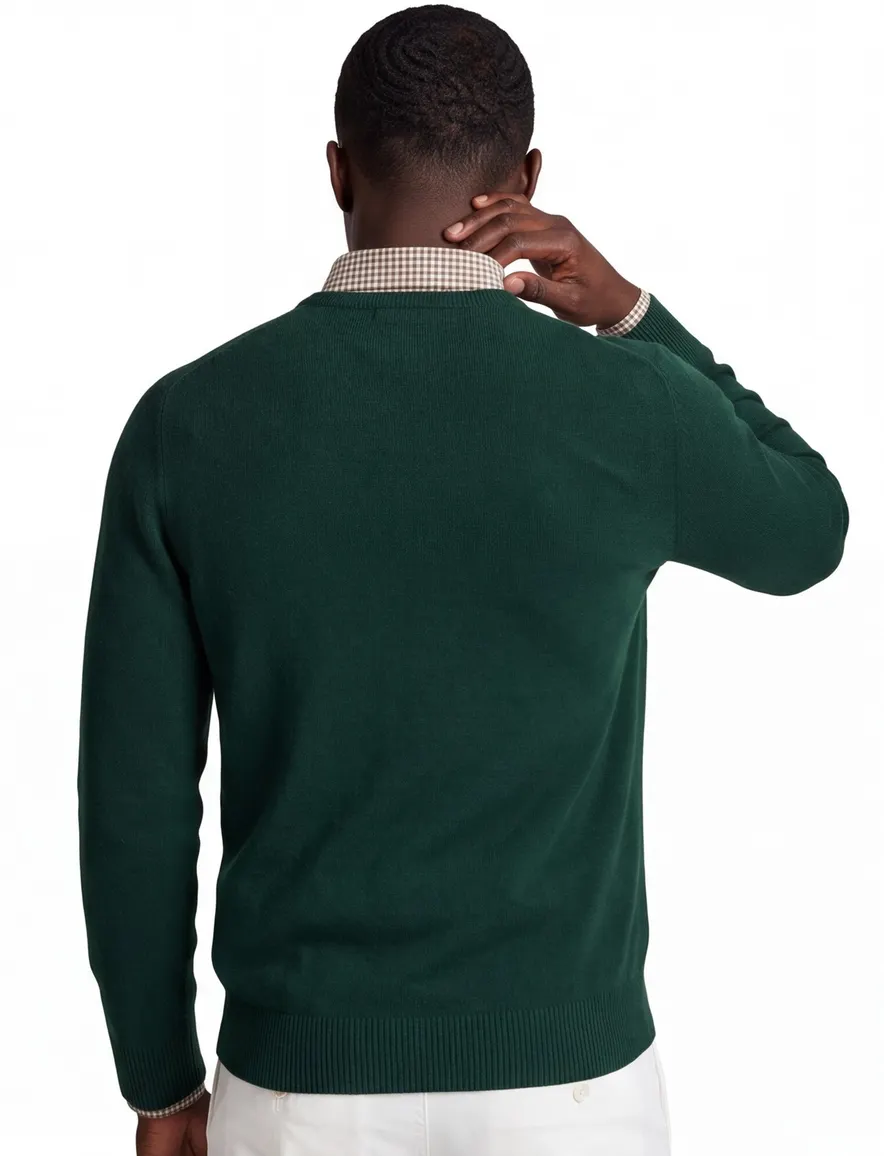 William Lockie trui wol groen