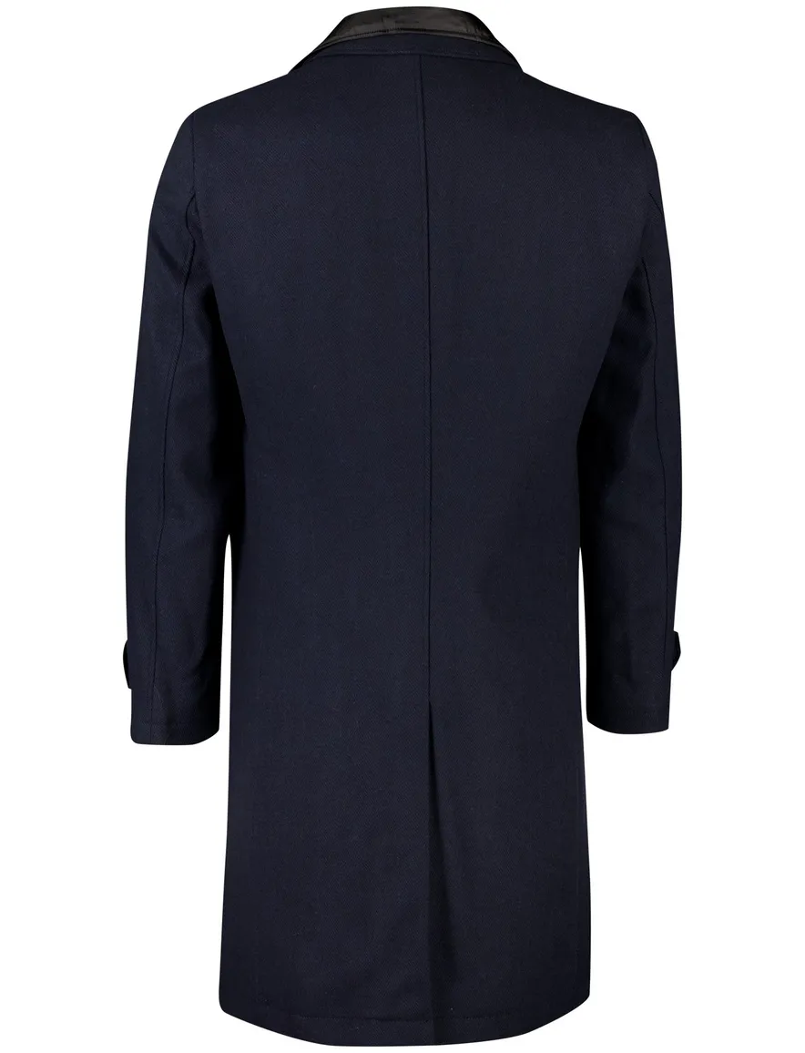 Carl Gross manteljas donkerblauw Raxton-V