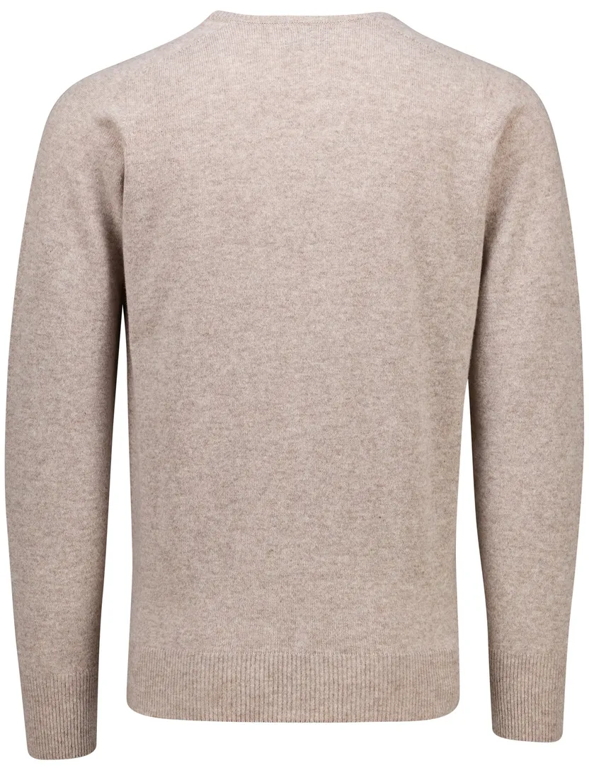 William Lockie trui wol beige