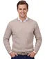 William Lockie trui wol beige