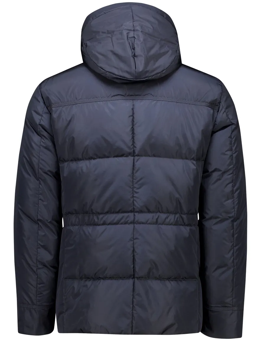 Peuterey winterjas donkerblauw effen waterafstotend