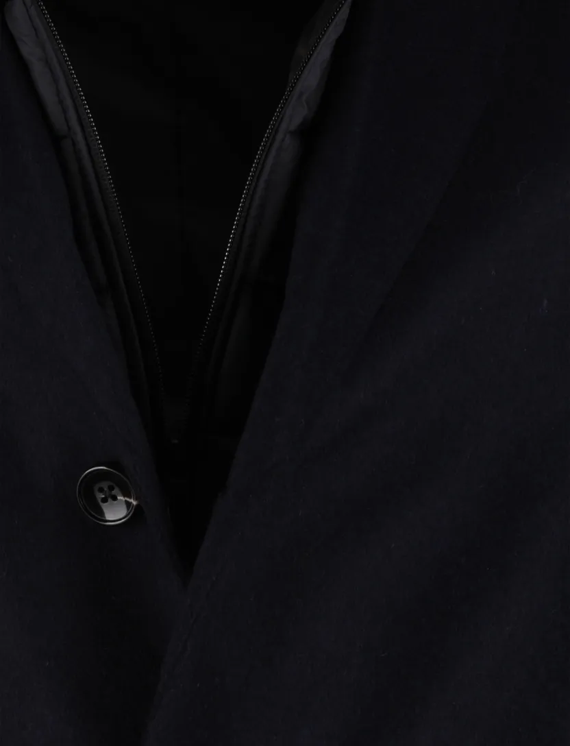 Portofino donkerblauw manteljas normale fit